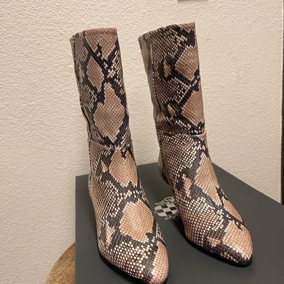 Vince Camuto Leather Or Suede Mid Boots 